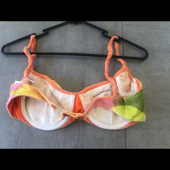 Original 1960s vintage Ada bikini, 100% cotton multi coloured terry towling - Picture 2 of 5